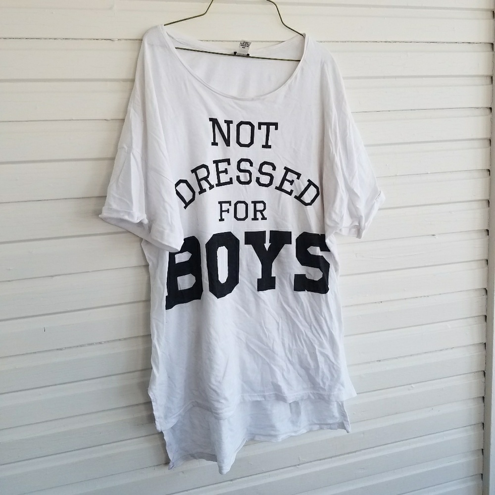 Over Sized Not Dressed For Boys T Shirt